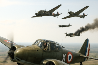 Aviatori francezi pe cerul Dobrogei