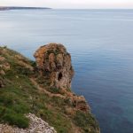 Faleza stâncoasă de la Capul Caliacra și Marea Neagră