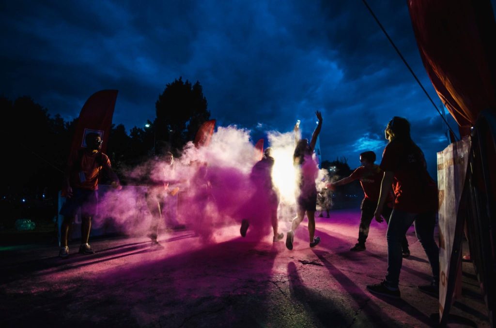 The Color Run Night Mamaia, prima ediție nocturnă