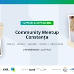 Afișul Community Meetup Constanța, 30 septembrie, ZBOR Hub